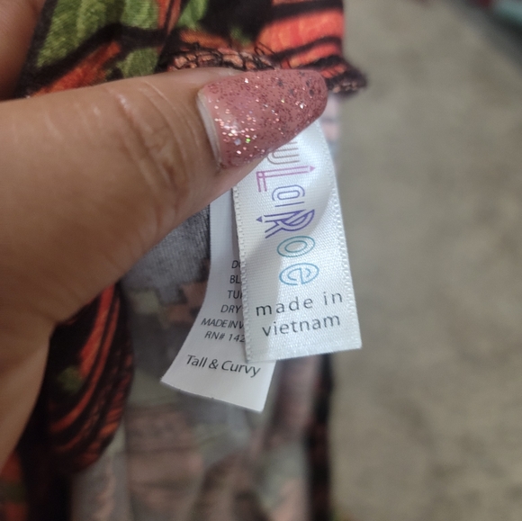 LULAROE Legging good condition autumn color size 12/22 - Picture 4 of 7